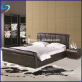 Luxury Bedroom Furniture Italian Style Royal Leather Bed